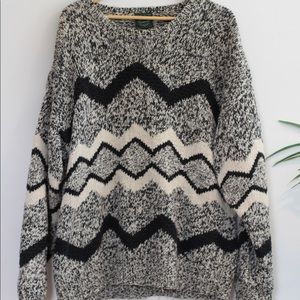 Vintage Chevron Sweater